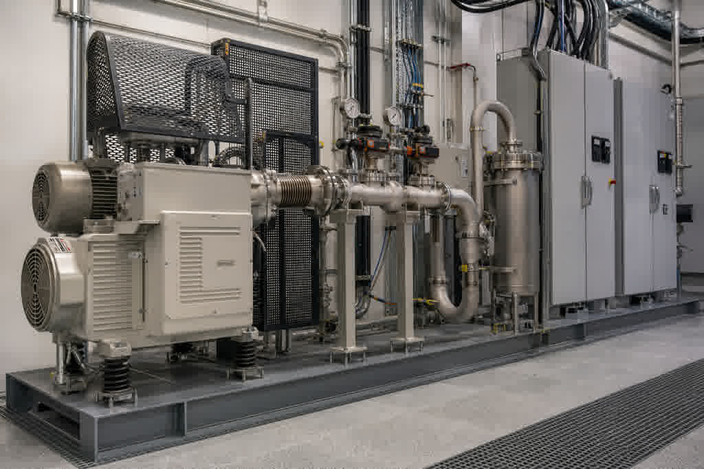 Semiconductor sub-fab vacuum load-lock and pump-down equipment